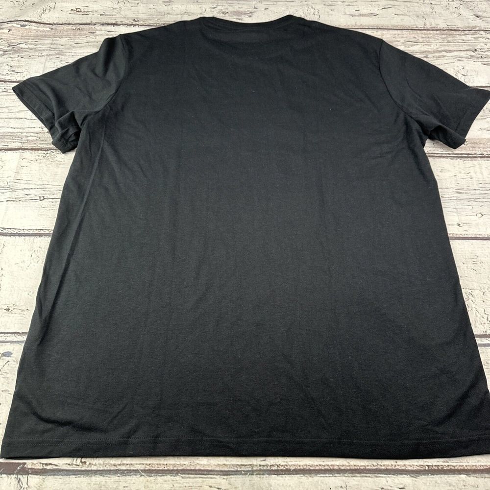 Yeti GS9531-1 Men Black Floral Logo Badge Short Sleeve T-Shirt Size X-Large New - Picture 10 of 10